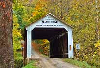 Marshall Covered Bridge 1917 - Parke County, Indiana