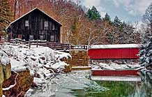 Mill and Bridge - McConnells Mill State Park, Portersville, Pennsylvania