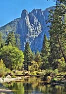 Merced River Valley - Yosemite Valley, California