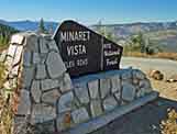 Minaret Vista Entrance sign