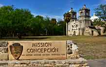 Entrance Signage - Mission Concepcin, San Antonio, Texas