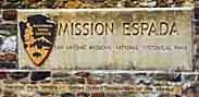 Mission Espada Sign - Missions National Historic Park, San Antonio, Texas