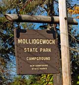 Mollidgewock Entrance Sign
