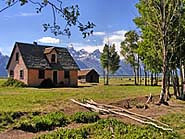 John Moulton Home, Mormon Row - Grand Teton National Park, Wyoming
