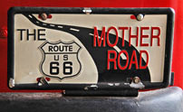 Mother Road Licence Plate