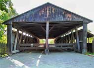 Double-Barrel Covered Bridge - Shelburne Museum, Vermont