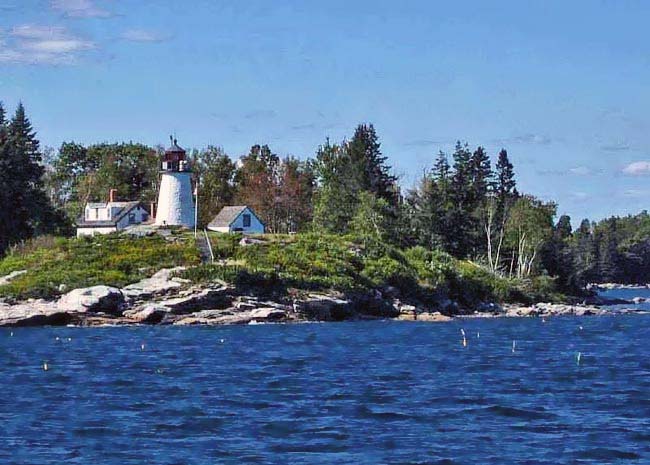 Burnt Island Lighthouse - Southport, Maine