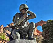 Navajo Code Talker - Navajo Tribal Park and Veterans Memorial, Window Rock, Arizona