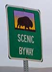 North Dakota Byway Sign