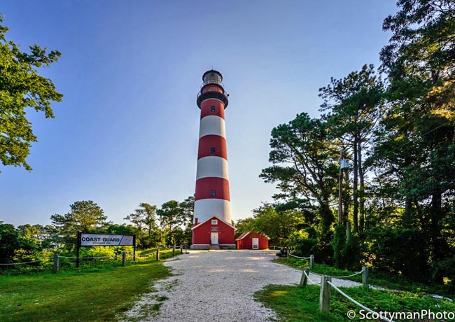 Assateague Island Lighthouse - Chincoteague Island, Virginia