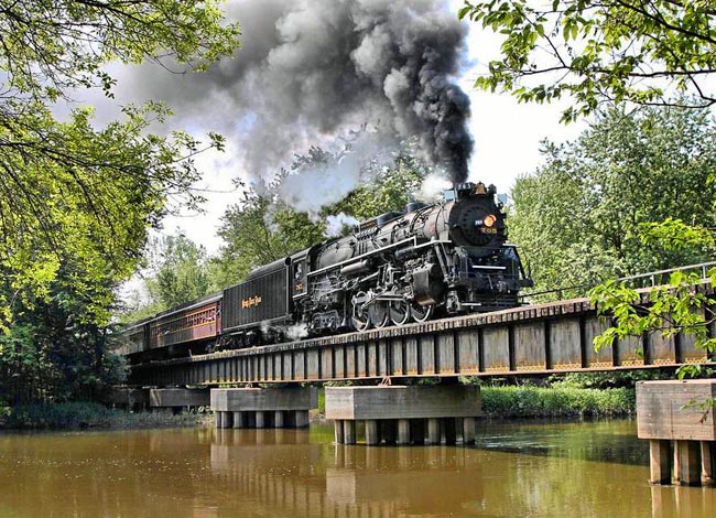 Nickle Plate Locomotive - North Judson, Indiana