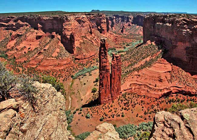 Spider Rock - Canyon de Chelly National Monument, Chinle, Arizona