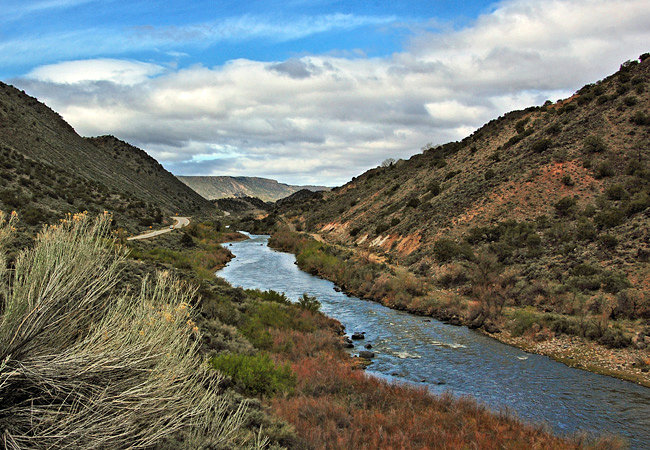 Rio Grande River - Wild Rivers Recreation Area - Questa, New Mexico