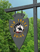 Old Trace Road Sign - Natchez Trace Parkway, TN
