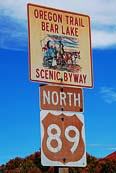 Oregon Trail Bear Lake Sign - Idaho