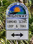 Byway Sign - Ormond Beach Scenic Byway, Florida