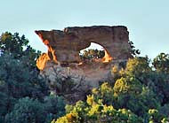 Outcrop Arch - Aztec, New Mexico