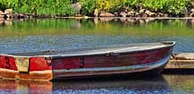 Plum Orchard Lake Boat- Plum Orchard Lake Wildlife Management Area, Packs, West Virginia