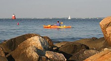 Rowing at Sandy Point State Park