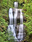 Royal Terrace Falls - McDowell Creek Falls Park, Lebanon, Oregon