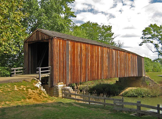 Burfordville Covered Bridge - Bollinger Mill State Historic Site, Whitewater, Missouri