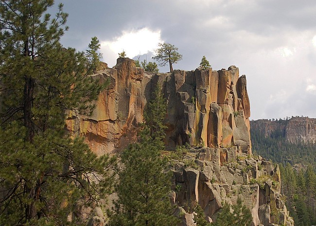 Battleship Rock -  La Cueva, Jemez Trail National Scenic Byway, New Mexico