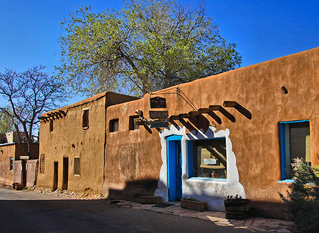 Oldest House in the United States - Barrio de Analco Historic District, Santa Fe, New Mexico