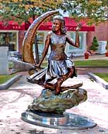 Statue of Bewitched Star Elizabeth Montgomery - Salem, Massachusetts