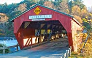 Taftsville Covered Bridge Portal - Woodstock, Vermont