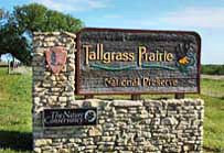 Tallgrass Prairie Preserve Entrance