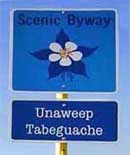 Byway Sign - Unaweep-Tabeguache Scenic and Historic Byway