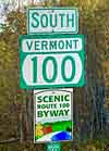 VT-100 Scenic Byway Sign - Vermont