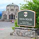 Vista House Sign - Columbia River Gorge, Oregon