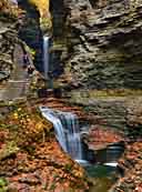 Gorge Steps and Falls - Watkins Glen, New York