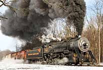 Steam Locomotive No 734 - Western Maryland Railroad, Maryland