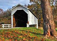 White Covered Bridge - Greene County, Pennsylvania
