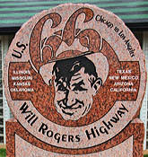 Will Rogers Highway Memorial Plaque