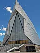 Main Entrance - Cadet Chapel, Colorado Springs, Colorado