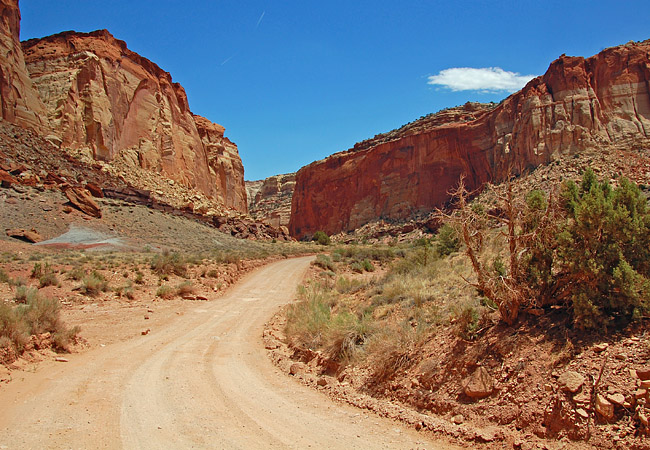 Grand Wash, Capitol Reef National Park - Torrey, Utah