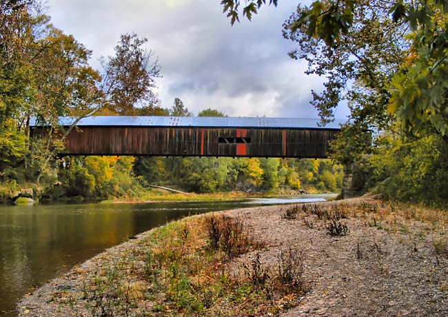 Cox Ford Bridge - Parke County, Indiana