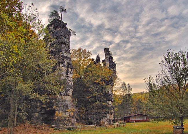 Natural Chimneys - Mt Solon, Virginia