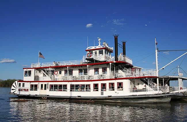 The Mark Twain Riverboat - Hannibal, Missouri