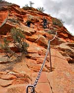 Angels Landing Final Ascent - Zion Canyon National Park, Utah