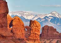 La Sal Mountains - Arches National Park, Moab, Utah