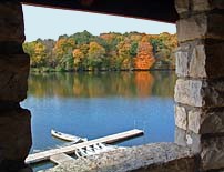 Backbone Lake Shelter - Backbone State Park, Dundee, Iowa