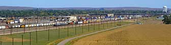 East view of the Bailey Yard - North Platte, Nebraska