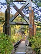 Black River Suspension Bridge - Black River Scenic Byway, Michigan