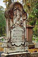 Bonaventure Cemetery gravemarker