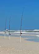 Surf Fishing - Canaveral National Seashore, Florida