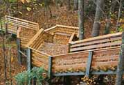 Stairs to Overlook - Canyon Rim Visitor Center, Lansing, West Virginia